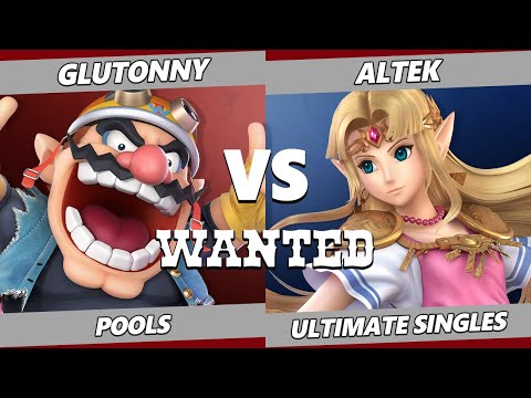 WANTED S4 C4 - Glutonny (Wario) Vs. ALtek (Zelda) SSBU Ultimate Tournament