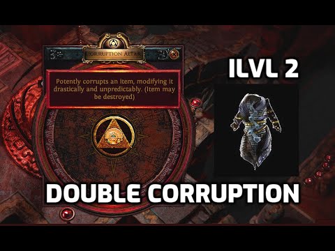 POE: Double Corruption Chamber Low ilvl Trick