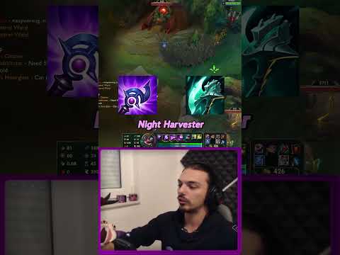 why do i prefer Night Harvester over Luden's on Vel'Koz Support 👈🤔