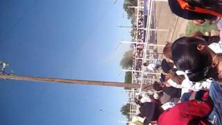 Dirt funnel cloud at the Del Rio rodeo 2010