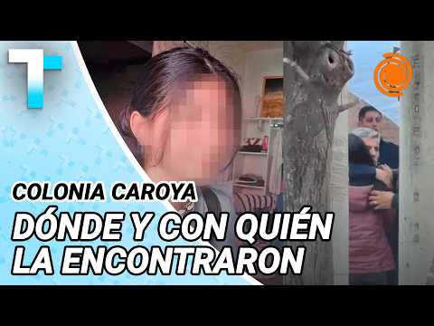 ENCONTRARON sana y salva a L: había desaparecido en Colonia Caroya