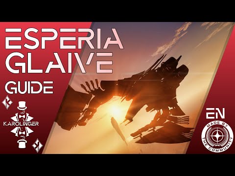 Star Citizen Gameplay Ship Guide [4K] Esperia Glaive | Medium Fighter | Glass cannon?