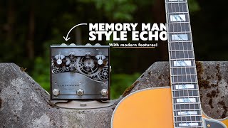 Video thumbnail for J. Rockett Audio Designs CLOCKWORK Echo: Finally a delay that can do the Memory Man thing! by Living Room GD
