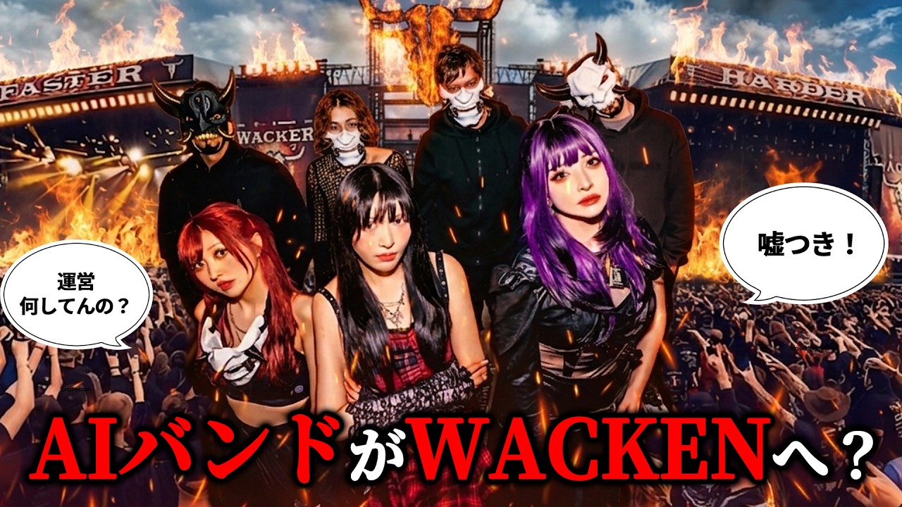 【NEON ONI】AIバンドがファイナリスト？Wacken予選騒動から考える音楽の未来