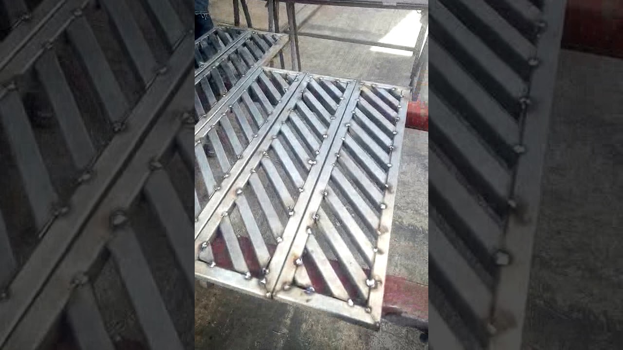 fabricación de rejillas de acero inoxidable