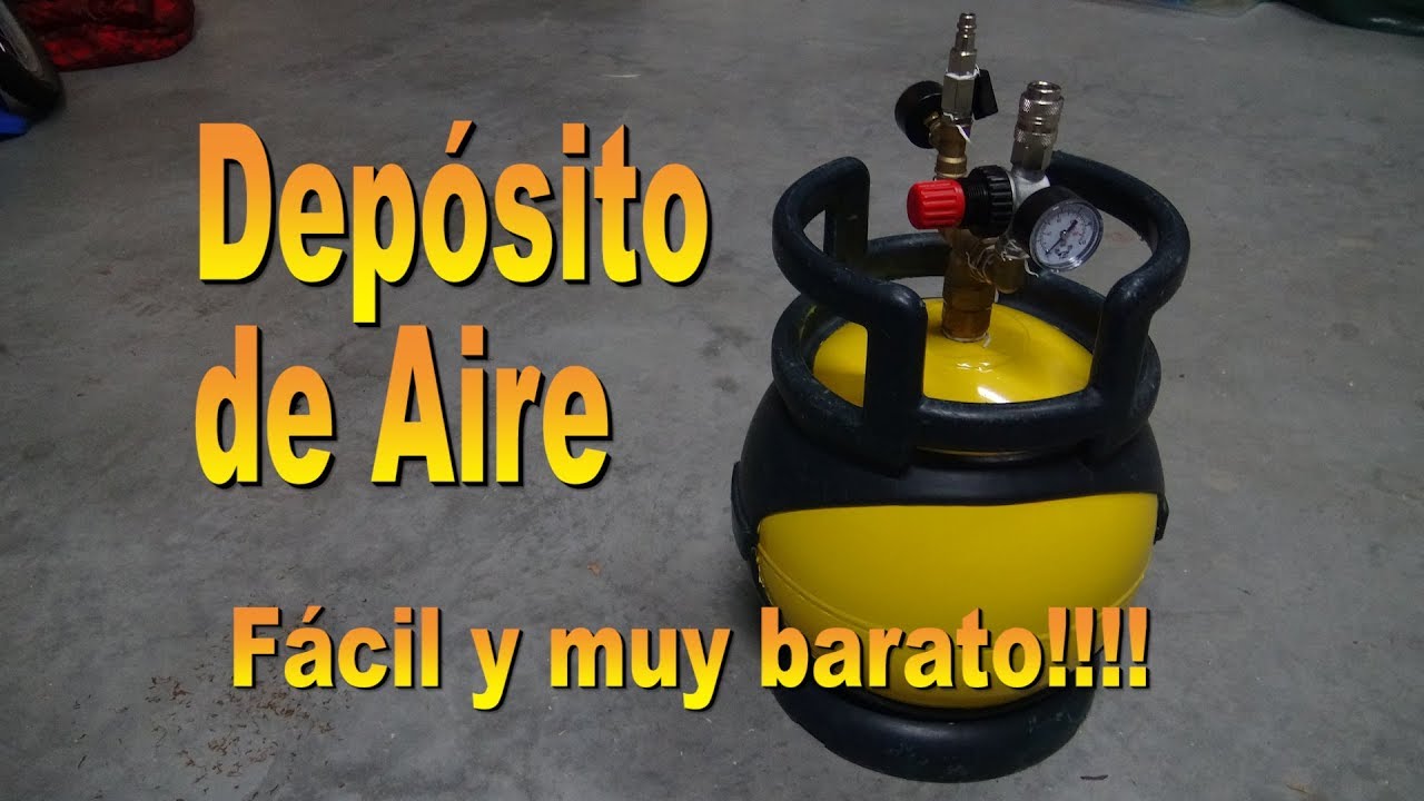 Deposito Portátil Aire. Muuuy fácil!!!!!
