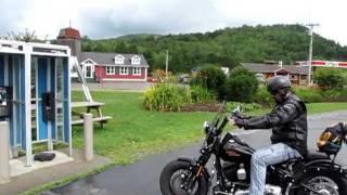 preview picture of video 'Chester and Dan's  Helmet Cam  Video Motorcycle Ride to Smuggler's Notch, Vermont'