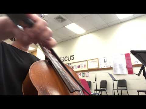 Greensleeves, Cello: mm. Pickup to 21-37
