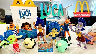 Disney Pixar LUCA Movie MCDONALDS Happy Meal Toys! All 8 Toys! June 2021!