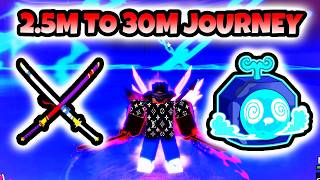 JOURNEY 30 MILLION Bounty in Blox Fruits!! PORTAL AND CDK (OLD META)