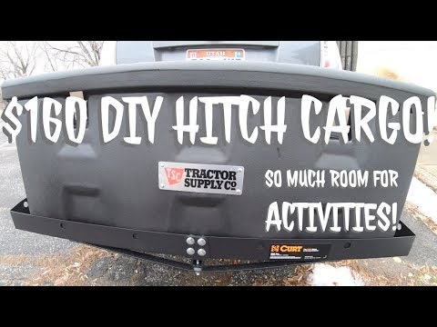 DIY HITCH CARGO CARRIER $160!!  😳🤔💸👍🏻