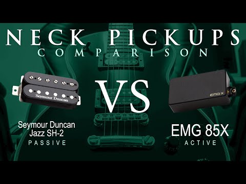 Seymour Duncan JAZZ SH-2 vs EMG 85X - Neck Pickup Guitar Tone Comparison Demo