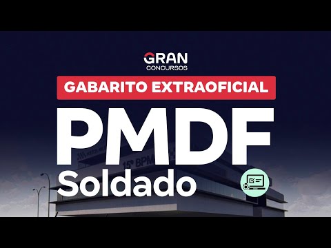 Concurso PM DF Soldado - Gabarito Extraoficial