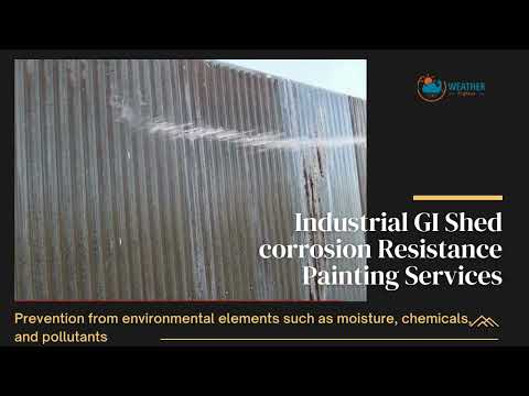 UV-Resistant Waterproofing For GI Sheds