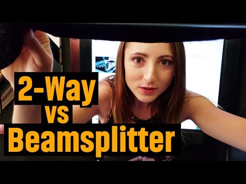 Two Way Mirror vs Teleprompter Mirror (Beamsplitter Mirror)