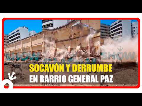 Así fue el DERRUMBE en Bº General Paz