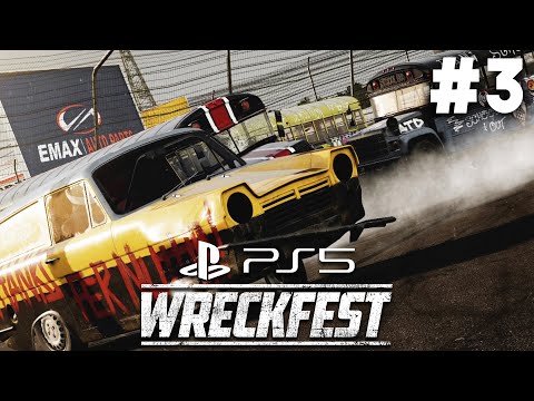WRECKFEST (PS5) Career Mode Part 3 - ME VS 23 SCHOOL BUSES