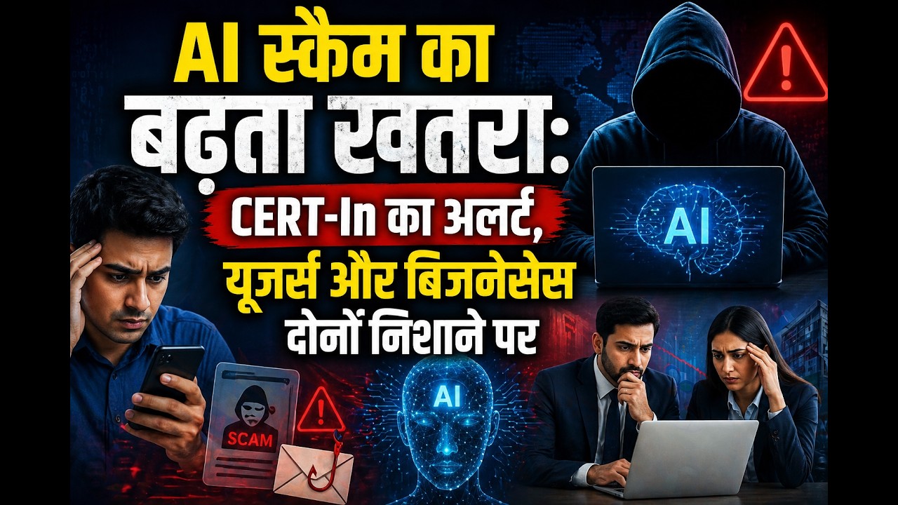 AI स्कैम का बढ़ता खतरा: CERT-In का अलर्ट, यूजर्स और बिजनेसेस दोनों निशाने पर