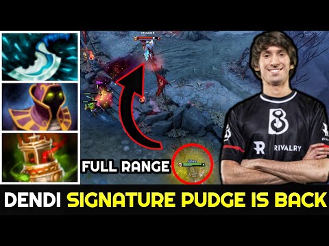 DENDI Signature Pudge is back! Incredible Hook vs Counterpick 7.26 Dota 2