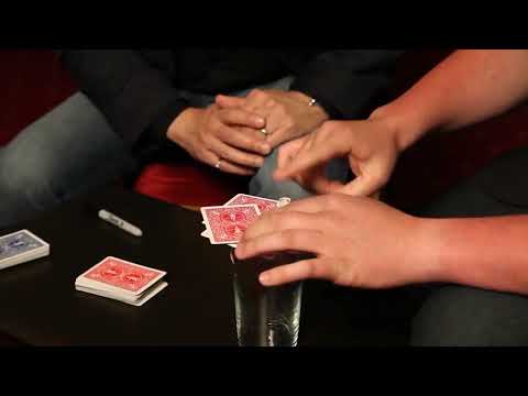 Sharpie Through Card (Gimmick and Online Instructions) Red by Alakazam Magic