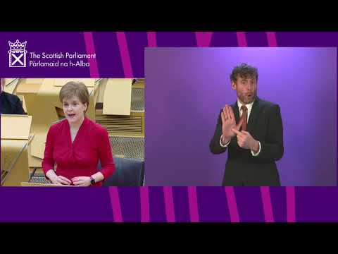 First Minister's Questions BSL - 11 March 2021