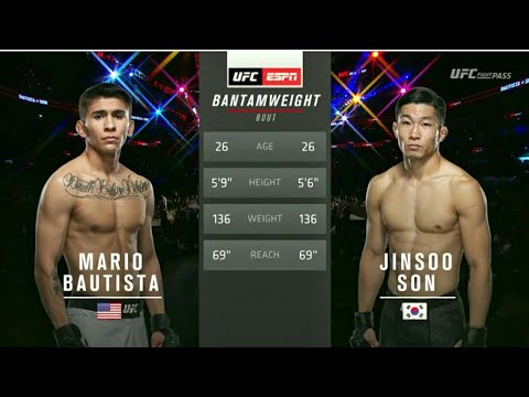 UFC FN: Mario Bautista Vs Jinsoo Son - UFC Fights Night - UFC Hightlight