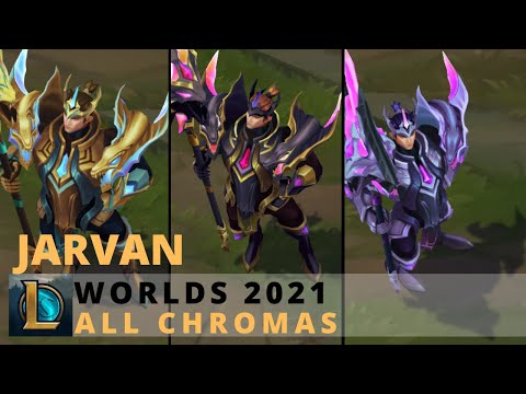 Worlds 2021 Jarvan All Chromas - League of Legends