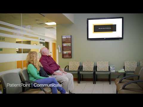 PatientPoint® Communicate™ — More than a screen in your hospital waiting room
