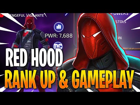 *NEW* RED HOOD 5 STAR LEGENDARY RANK UP & GAMEPLAY! - DC Legends