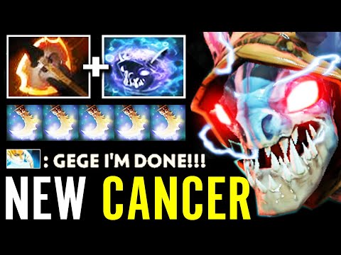 100% NEW CANCER BUILD! Slark FURY WTF AOE DMG vs Super Strong Naga Max Illusion Dota 2 Pro Carry