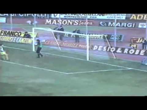 Serie A 1988-1989, day 10 Pisa - Verona 1-0 (Incocciati)