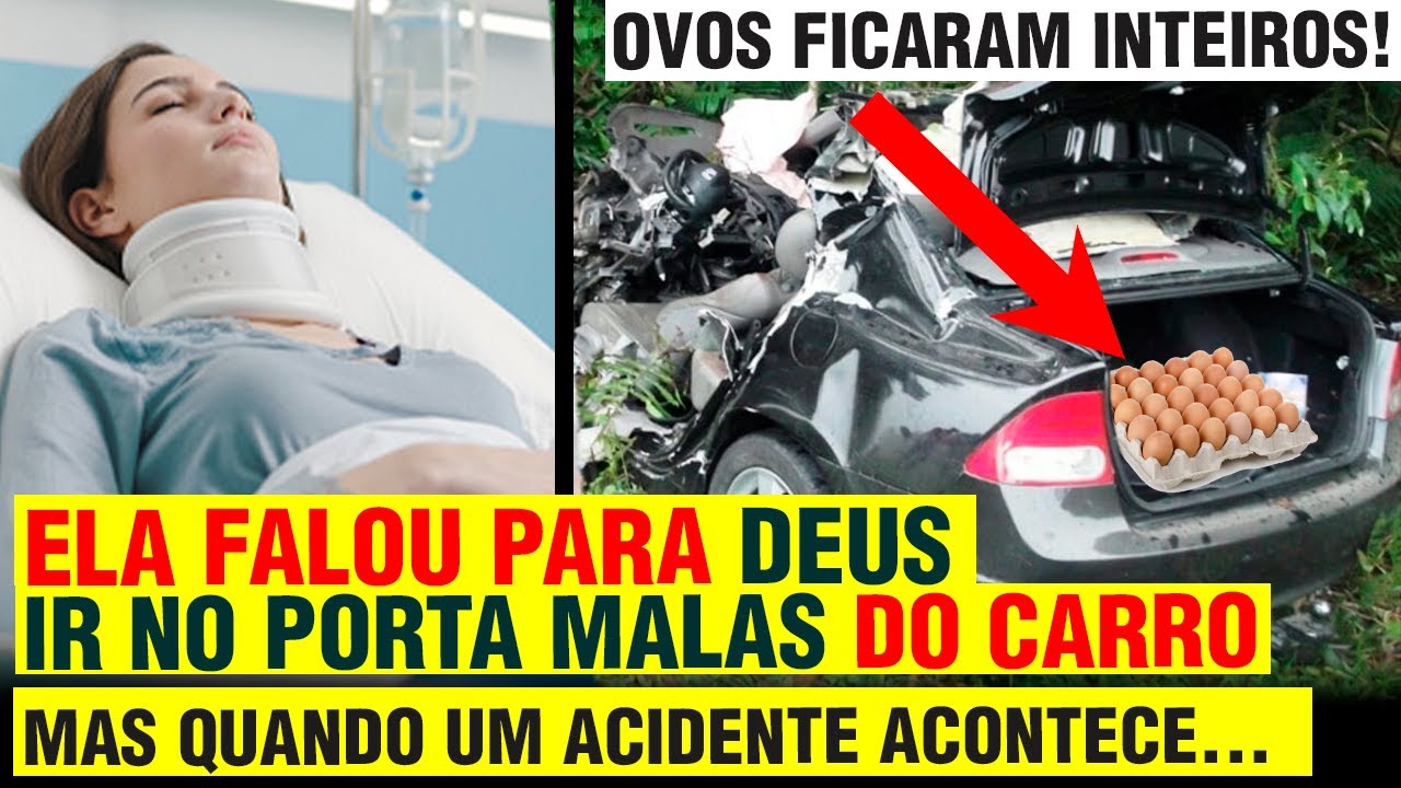 Mãe disse: "Vai com Deus", Filha respondeu: "Só se ele for no porta malas com os ovos!"  E então...