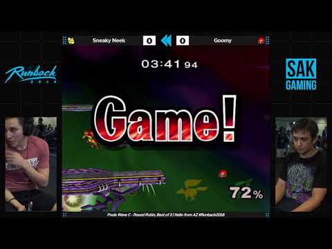 Runback 2018 Pools - Sneaky Neek (Fox) vs Goomy (Samus)