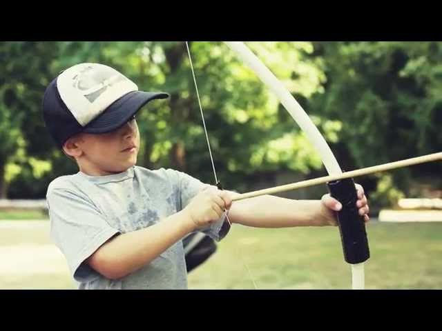 How to Make a DIY Bow and Arrow for Kids