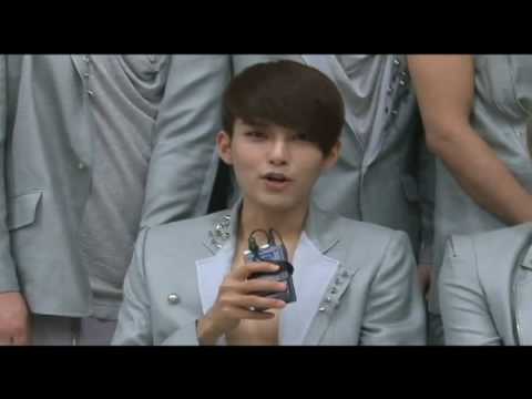 Super Junior's message for Singapore showcase (LOL)