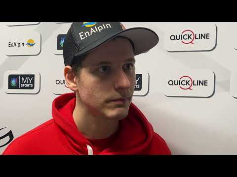 Interview mit Reto Lory zum Spiel EHC Visp - HC Sierre (3:0)