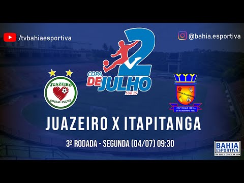 COPA 2 DE JULHO SUB-15 I JUAZEIRO 3X1 ITAPITANGA I JOGO COMPLETO COM IMAGENS