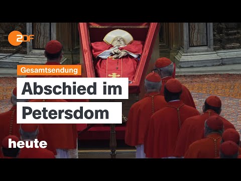 heute 19:00 Uhr vom 23.04.25 Abschied im Petersdom, Erdbeben in Istanbul, Automesse in Shanghai