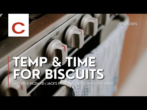 Temp and Time for Biscuits | Chef Jack McDavid | Tips #shorts