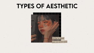 15 TYPES OF AESTHETIC | find your aesthetics 2020 ➊