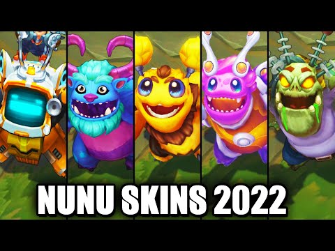 ALL NUNU SKINS 2022 | League of Legends
