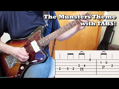 Guitar solo: The Munsters theme [with TABS!]
