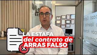 💰 La ESTAFA ❌ del CONTRATO 📑de ARRAS o SEÑAL