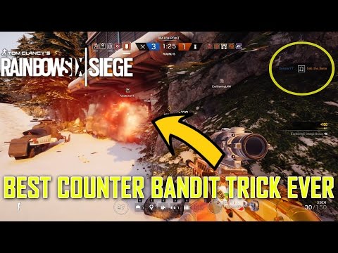 Rainbow Six: Siege - Best Counter Bandit Trick Ever!