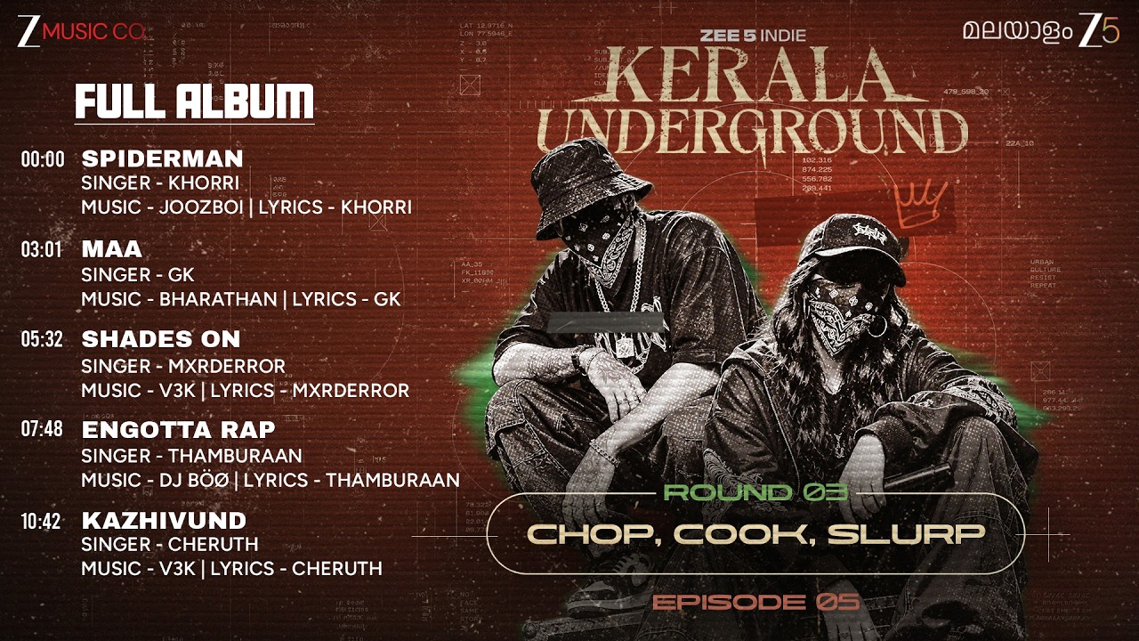 Kerala Uderground - Chop, Cook, Slurp | Full Album | Dabzee, The Imbachi, Parimal Shais, MC Couper