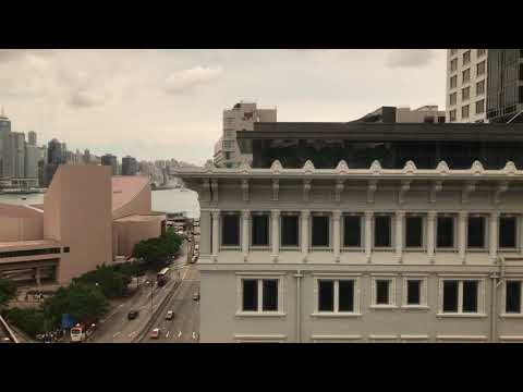 1996 OTIS Elevonic 411M traction scenic elevators @ Sheraton Hotel in Tsim Sha Tsui, Hong Kong