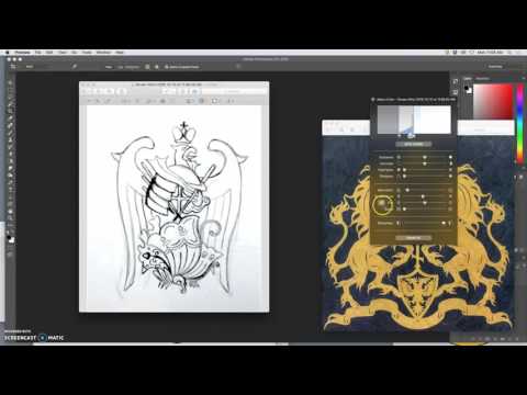 1 Sketching For Logo Design a Family Crest