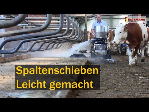 Nie mehr schieben per Hand - der Heitmann Spaltenreiniger SPR 910 Vario Pro Spaltenschieber