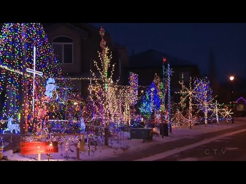 Holy holiday lights! Edmonton home decked for Christmas
