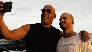 J Balvin and Vin Diesel Talk Fast & Furious on set | Fast X Behind The Scenes